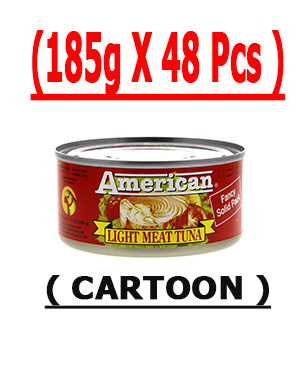 American Light Meat Tuna Fish 185g X 48 Pcs ( CARTOON ) – Fakher Al Shaab