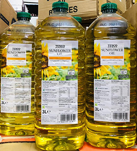 Tesco Sunflower Oil 3 Ltr